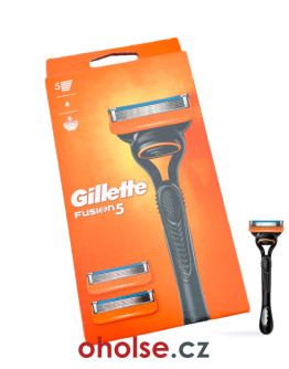 GILLETTE FUSION5 moderní holicí strojek pro muže a 2 žiletky